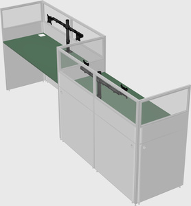 Rectangular cubicles