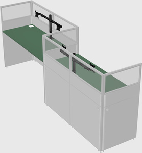 Rectangular cubicles