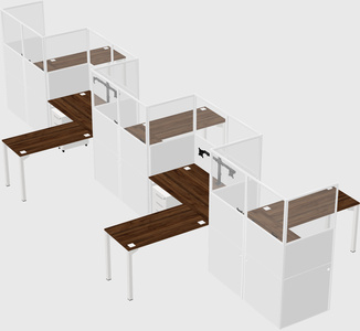 Rectangular cubicles