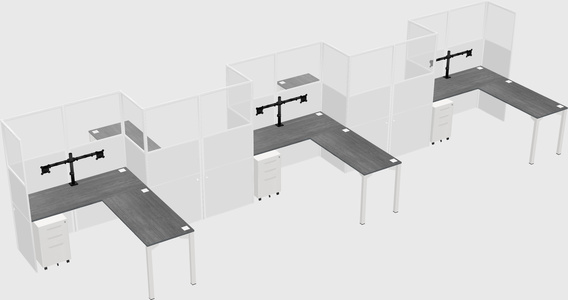 Rectangular cubicles