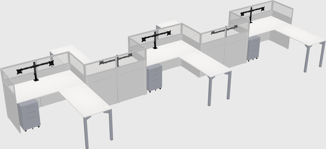Rectangular cubicles