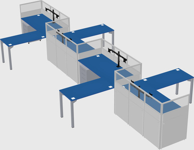 Cabines en l