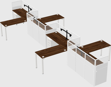 Cabines en l
