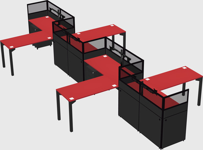 Rectangular cubicles