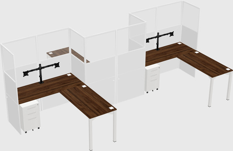 Rectangular cubicles