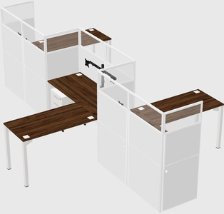 Rectangular cubicles