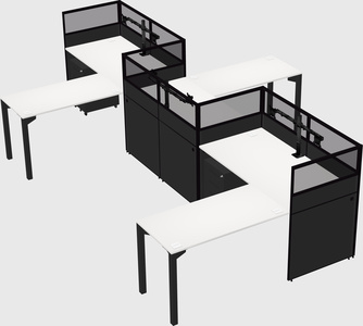 Rectangular cubicles