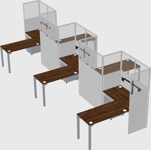 Rectangular cubicles