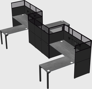 Rectangular cubicles