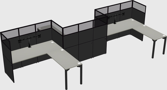 Rectangular cubicles