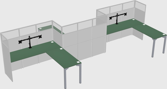 Rectangular cubicles