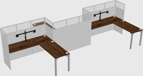 Rectangular cubicles