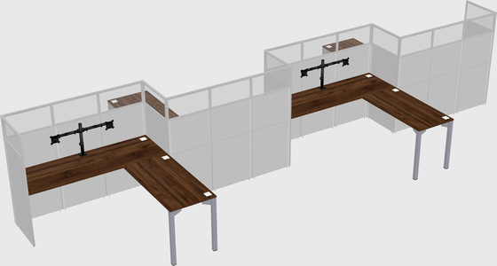 Rectangular cubicles