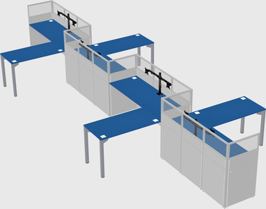 Cabines en l