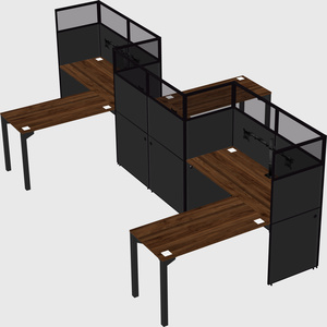 L-shape cubicles