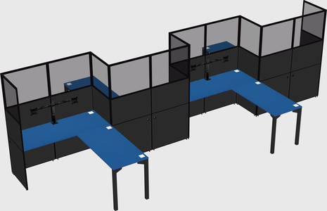 Rectangular cubicles