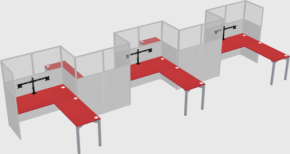 Rectangular cubicles