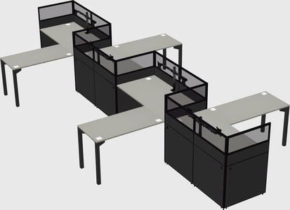 Rectangular cubicles