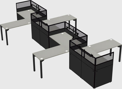 Rectangular cubicles