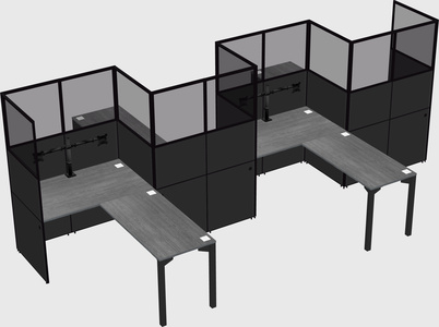 Rectangular cubicles