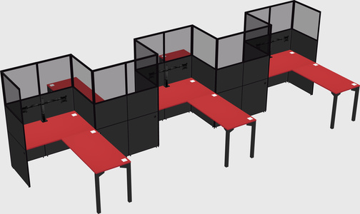 Rectangular cubicles