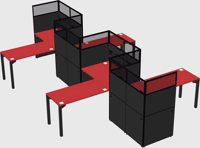 Rectangular cubicles