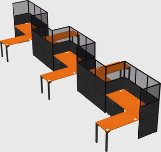 Cabines en l