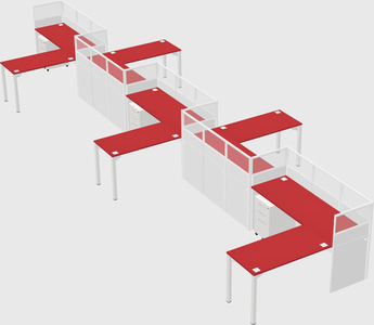 Rectangular cubicles