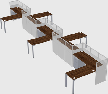 Rectangular cubicles