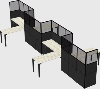 Rectangular cubicles