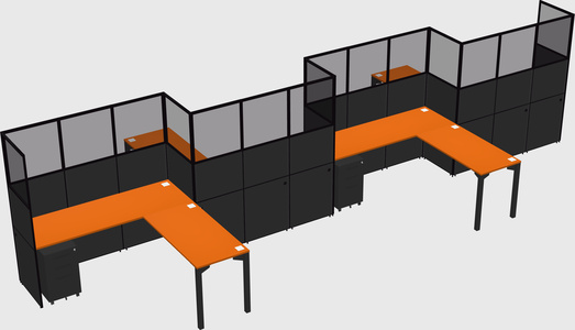 Rectangular cubicles