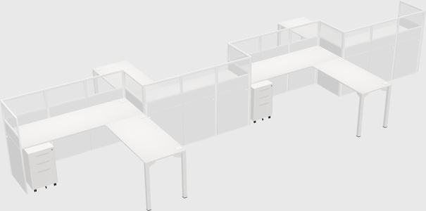 Rectangular cubicles