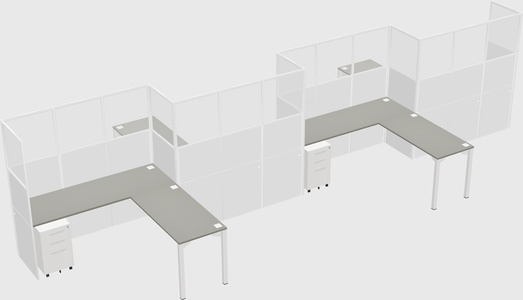 Rectangular cubicles