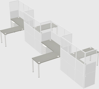 Rectangular cubicles