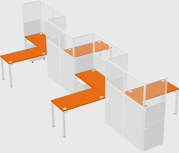 Rectangular cubicles