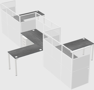 Rectangular cubicles