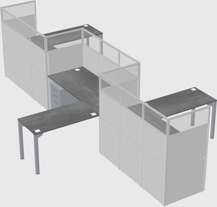 Rectangular cubicles