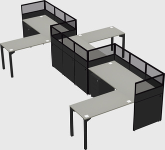 Cabines en l