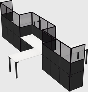 L-shape cubicles