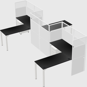 L-shape cubicles