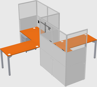 Rectangular cubicles