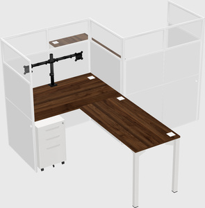L-shape cubicles