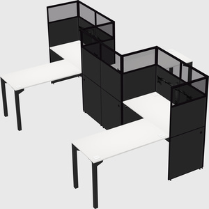 L-shape cubicles