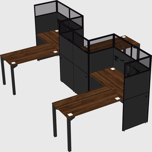 L-shape cubicles