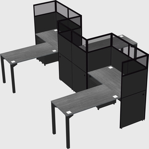 L-shape cubicles