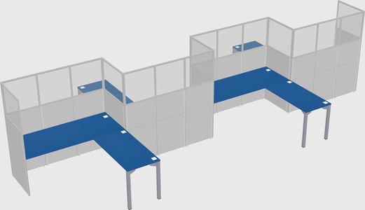 Rectangular cubicles