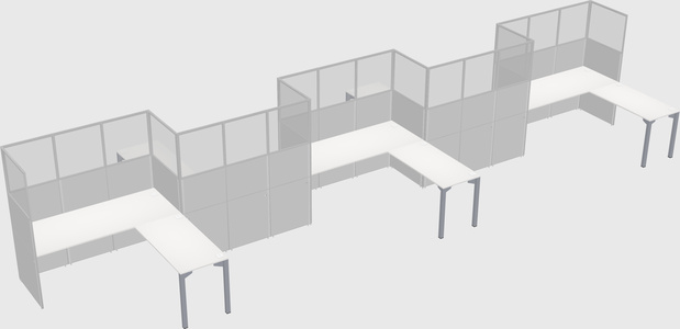 Rectangular cubicles