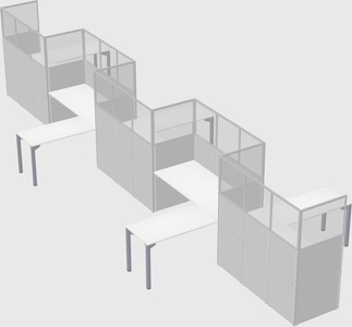 Rectangular cubicles