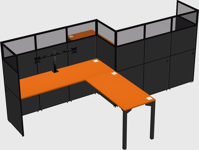 Rectangular cubicles