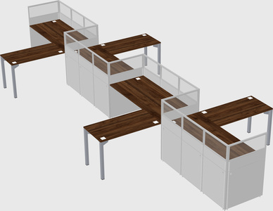Rectangular cubicles